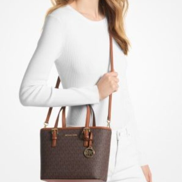 Michael Kors Small Brown Tote Bag - Picture 1 of 7